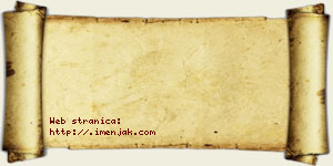 Emilija Stamenić vizit kartica